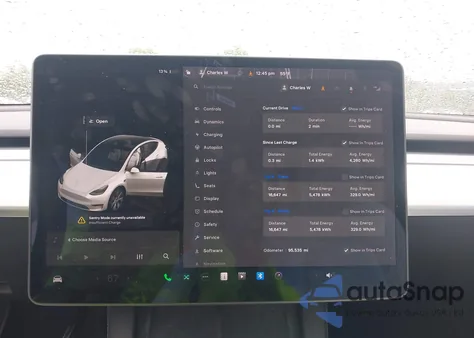 2021 Tesla Model Y Long Range Dual Motor All-Wheel Drive из США, поврежденный, VIN 5YJYGDEE6MF182630